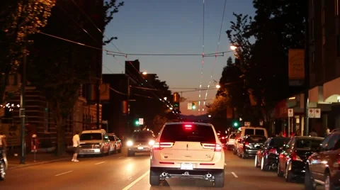 Driving Through The Streets Stock Footage 47073870