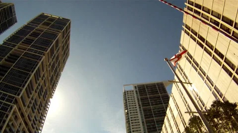 Driving through the streets of Miami Stock Footage 31209707