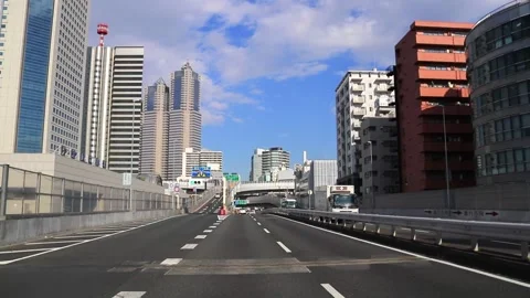 Driving through the streets of Tokyo Stock Footage 153321441
