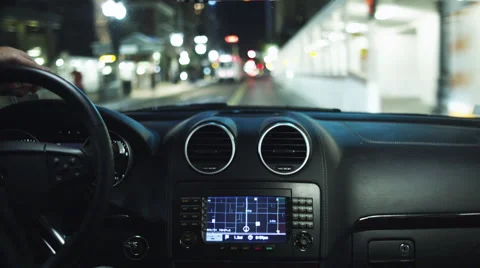 Driving Through Town 스톡 동영상 62897445