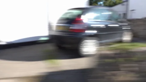 Driving through town Stock Footage 94901541