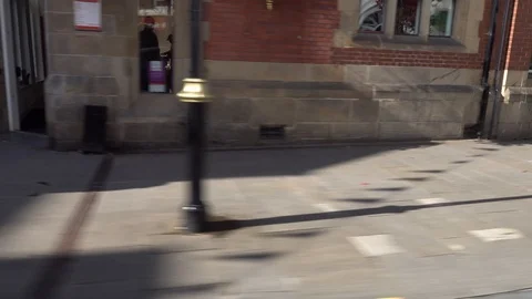 Driving through town Stock Footage 94904217