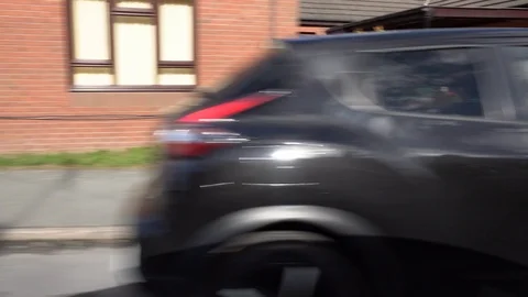 Driving through town Stock Footage 94904643