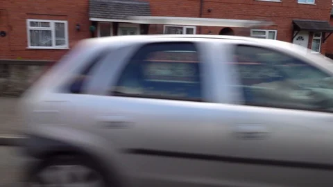 Driving through town Stock Footage 94906045