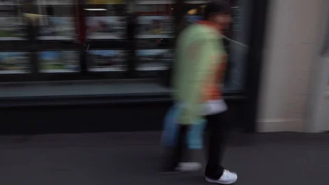 Driving through town Stock Footage 94907189