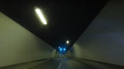 Driving through tunnels 스톡 동영상 58620542