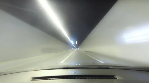 Driving through tunnels Stock-Footage 58621230