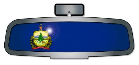 Driving Through Vermont Stock Illustration