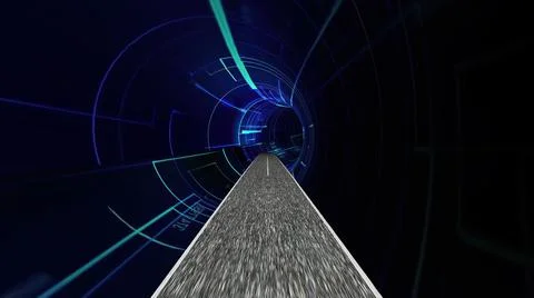 Driving through the world of Technology Science And Engineering Stock Illustration