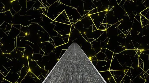 Driving through the world of Technology Science And Engineering Stock Illustration