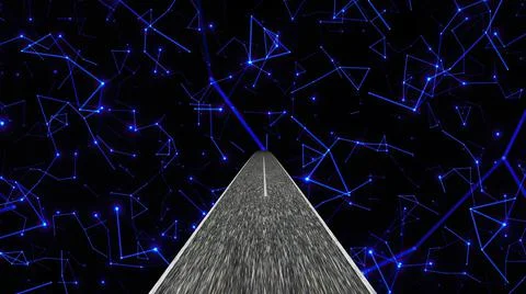 Driving through the world of  Technology Science And Engineering Stockfoto's