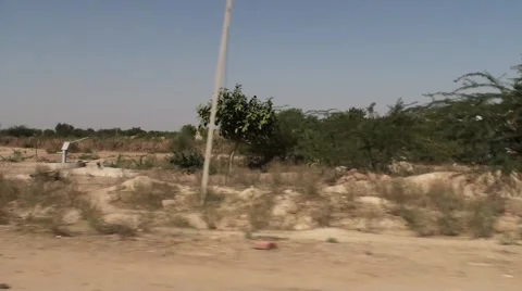 DRIVING THRU RAJASTHAN 2 스톡 동영상 1099800