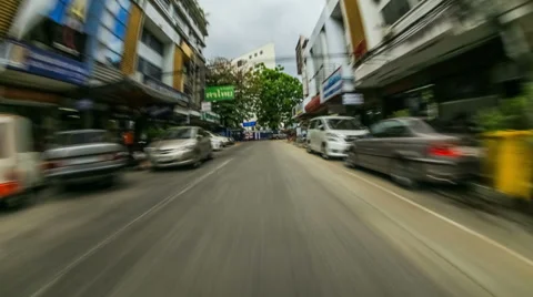 Driving Time Lapse Bangkok Stock Footage 35535146
