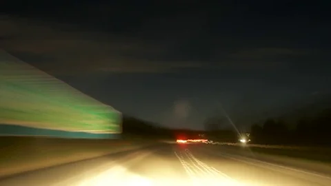 Driving Time lapse Stock Footage 70793672