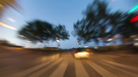 Driving Time Lapse Lyon Stock Footage 31985735