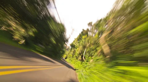 Driving Time Lapse In Oahu Angle Video stock 31985209