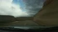 Driving in time lapse Red Rock country along the Colorado River Video HD