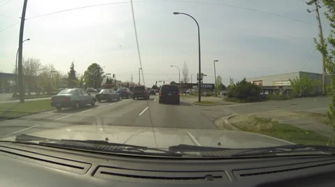 Driving Time Lapse Through The City Stock Footage 49677762