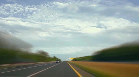 Driving Timelapse Stock Footage 1916269