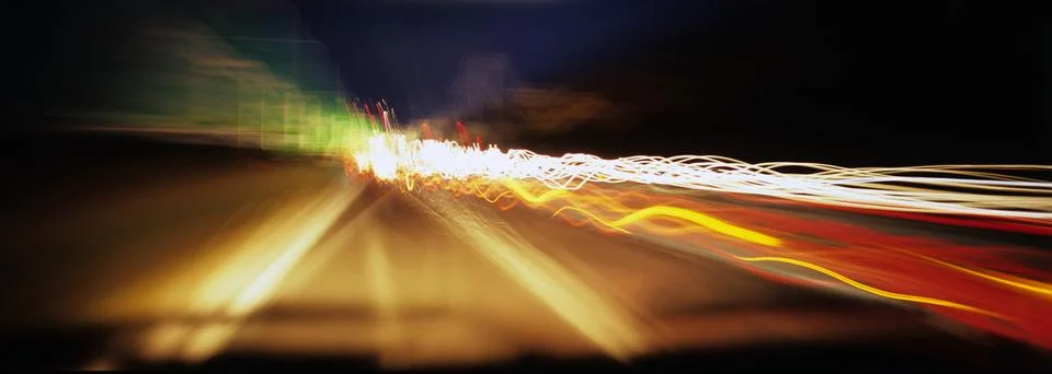 Driving Timelapse panoramic Stock Photos