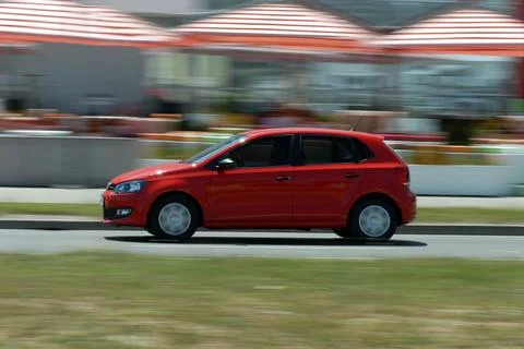 Driving too fast Stock Photos