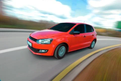 Driving too fast Stock Photos