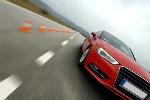 Driving too fast Fotos Stock