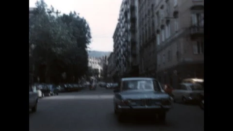 Driving in Trieste 1972 Stock Footage 270973487
