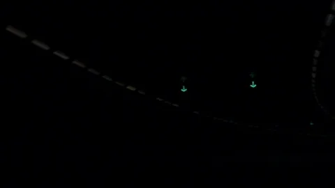 Driving in tunnel, seeing light Video stock 78514538