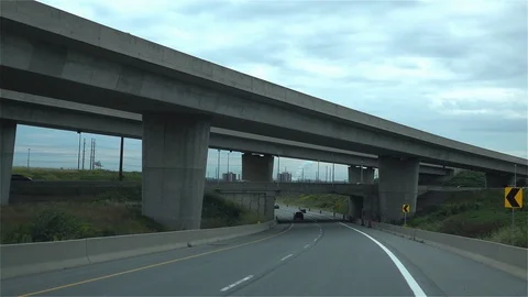 Driving under bridge Video stock 116005219