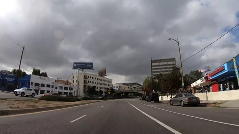 Driving Under The Bridge Stock Footage 123947273