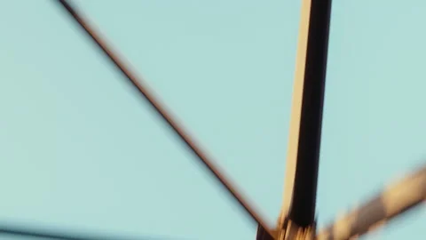 Driving under bridge supports Stock Footage 219830860