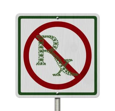 Driving Under the Influence of  Marijuana Stock Illustration