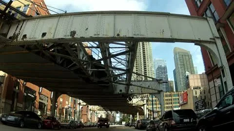 Driving under the L 스톡 동영상 12162762