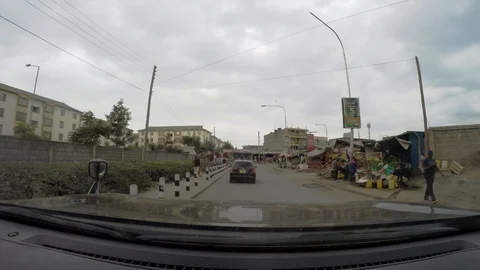Driving in urban Africa Video stock 106910090