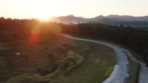 Driving of vehicles on race track Stock Footage 144599063