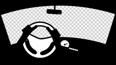 Driving - view from inside a car Vídeos de archivo 51517180