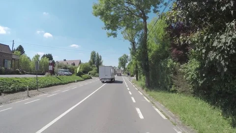 Driving in the village Video stock 83499892