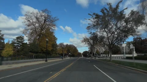 Driving in Washington DC 스톡 동영상 45753297