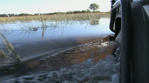 Driving in Water (Part 2) Video stock 22411639
