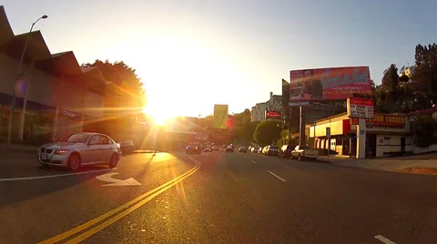Driving West On Sunset Blvd Past Chateau Marmont Hotel- West Hollywood, CA Vidéo 35620341