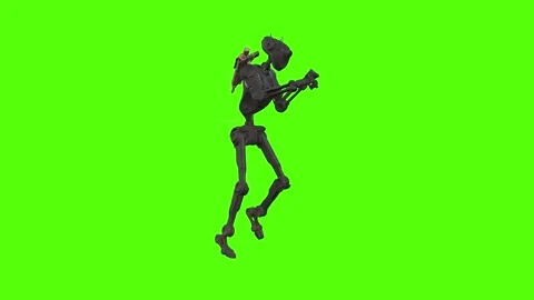 Droid Attack Green Screen Animation 4k Rendering Stock-Footage 263272711