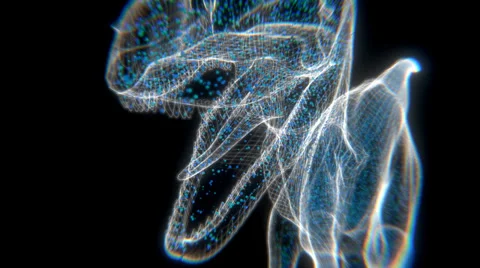 Dromeosaur CG (HD) 스톡 동영상 34555433