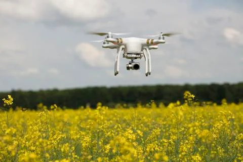 Dron in action. Stock Photos