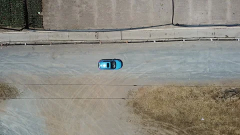 Dron BlueCar1 Stockbeeldmateriaal 335735562