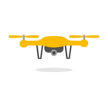 Dron with camera Stock Illustration