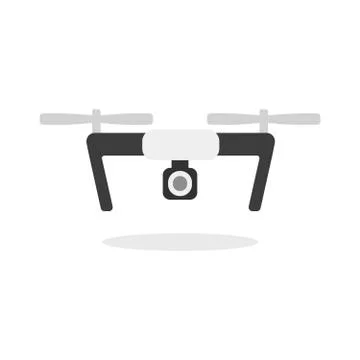 Dron with camera Stock Illustration