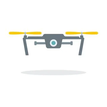 Dron with camera Stock Illustration