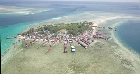 Dron derawan island 4k Stock Footage 198518507