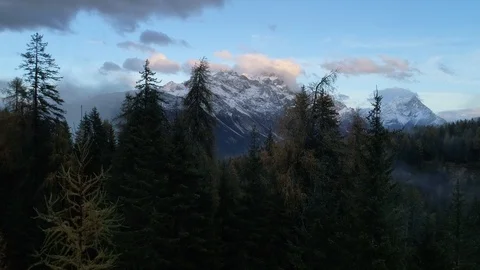 Dron flight in the Dolomites 스톡 동영상 104065285